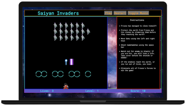 Saiyan Invaders
